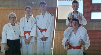 Drei neue Grüngurte beim Aikido des SV Boostedt