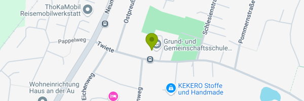 Karte: Sigfried Steffensen Sporthalle