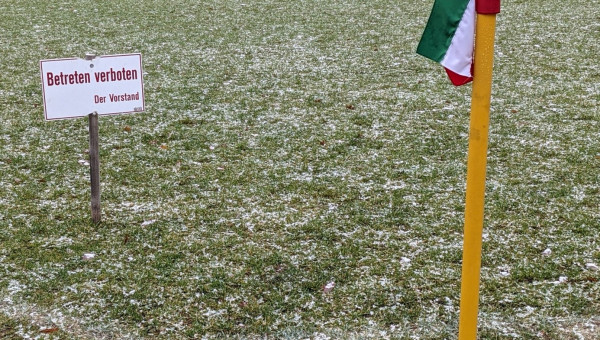 Sportplatzsanierung beginnt